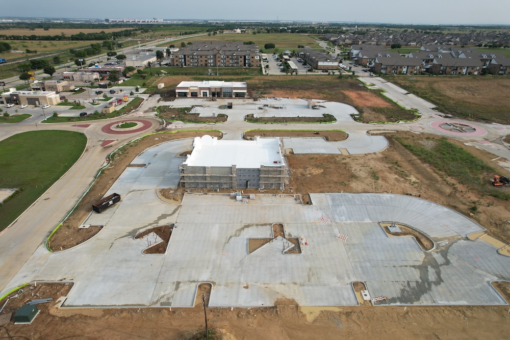 Building Under Construction at Justin Town Square